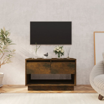 Comodă TV, stejar fumuriu, 70x41x44 cm, PAL - Img 1