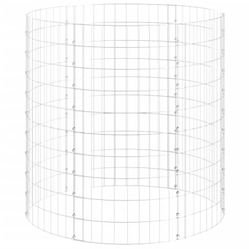 Compostor de grădină, Ø100x100 cm, oțel galvanizat - Img 2