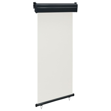 Copertină laterală de balcon, crem, 80 x 250 cm - Img 1