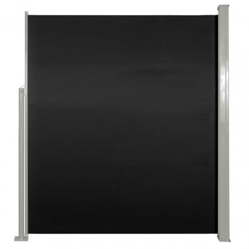 Copertină laterală pentru terasă/curte, negru, 160x300 cm - Img 2