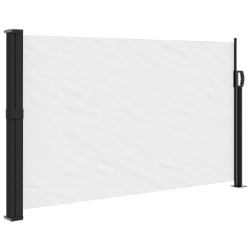 Copertină laterală retractabilă, alb, 120 x 600 cm - Img 2