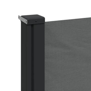 Copertină laterală retractabilă, antracit, 140x500 cm - Img 6