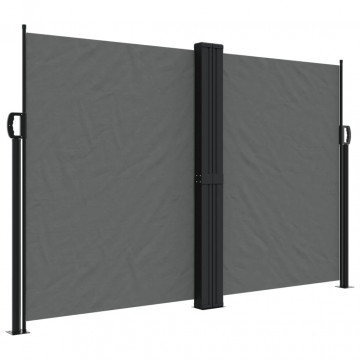 Copertină laterală retractabilă, antracit, 160 x 600 cm - Img 2