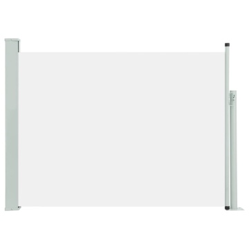 Copertină laterală retractabilă de terasă, crem, 120 x 500 cm - Img 2