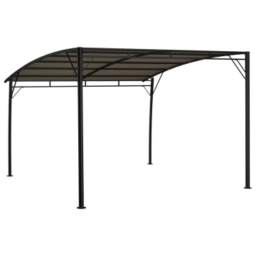 Copertină pavilion de grădină, gri taupe, 3 x 3 x 2,55 m - Img 4