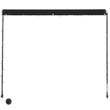 Copertină retractabilă cu LED, antracit, 350 x 150 cm - Img 8