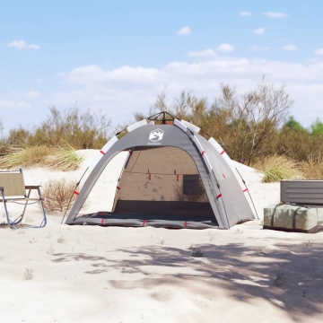 Cort camping 2 persoane gri impermeabil setare rapidă - Img 3