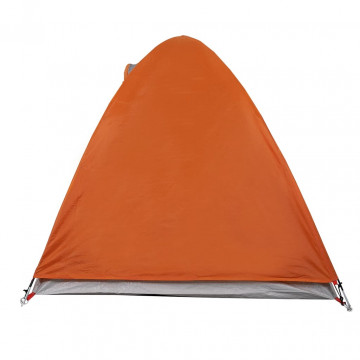 Cort camping 2 persoane gri/portocaliu 254x135x112cm tafta 185T - Img 7