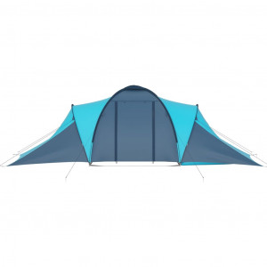 Cort camping, 6 persoane, albastru și bleu - Img 5