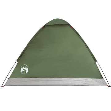 Cort camping cupolă 2 persoane verde măsliniu impermeabil - Img 7