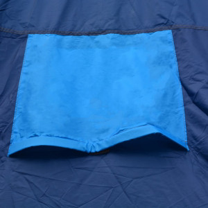 Cort camping textil, 9 persoane, albastru închis și albastru - Img 4