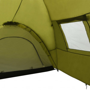 Cort camping tip iglu, 8 persoane, verde, 650 x 240 x 190 cm - Img 7