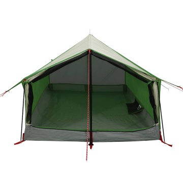 Cort de camping 2 persoane, verde, 193x122x96 cm, tafta 185T - Img 12