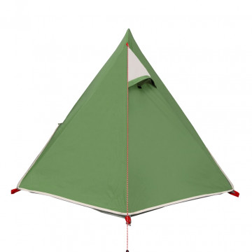 Cort de camping 2 persoane, verde, 267x154x117 cm, tafta 185T - Img 6
