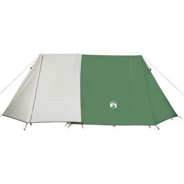 Cort de camping 3 persoane, verde, 465x220x170 cm, tafta 185T - Img 5