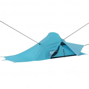 Cort de camping, albastru, 317x240x100 cm - Img 4