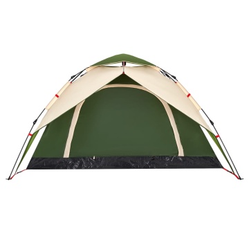 Cort de camping cupolă 4 persoane, setare rapidă, verde - Img 7