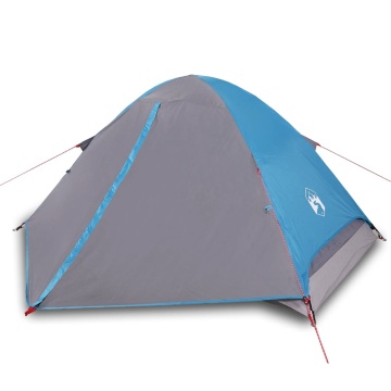 Cort de camping cupolă pentru 2 persoane, albastru, impermeabil - Img 4