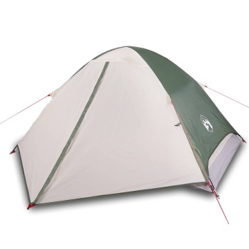 Cort de camping cupolă pentru 4 persoane, verde, impermeabil - Img 4