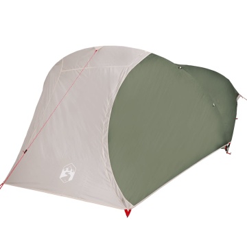 Cort de camping cupolă pentru 4 persoane, verde, impermeabil - Img 4