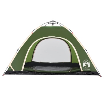 Cort de camping pentru 5 persoane, eliberare rapidă, verde - Img 7
