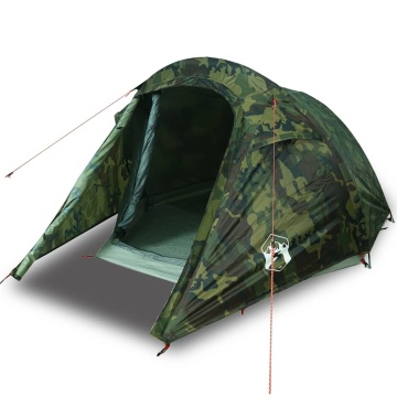 Cort de camping tunel pentru 2 persoane, camuflaj, impermeabil - Img 2