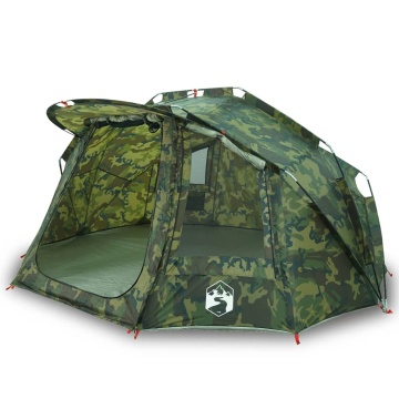 Cort de pescuit pentru 5 persoane, camuflaj, impermeabil - Img 2
