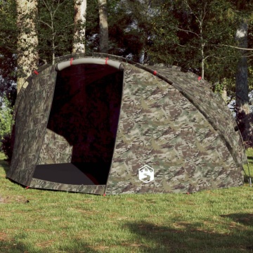 Cort de pescuit pentru 5 persoane, camuflaj, impermeabil - Img 1