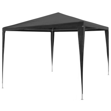 Cort de petrecere, antracit, 3 x 3 m, PE - Img 1