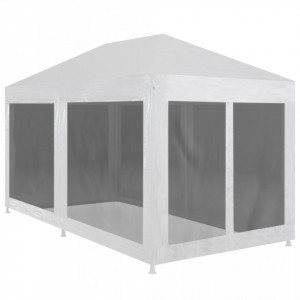 Cort de petrecere cu 6 pereți din plasă, 6 x 3 m - Img 1