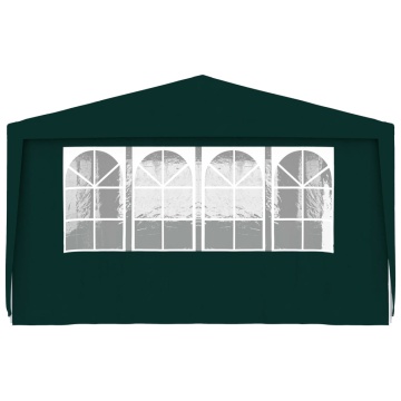 Cort de petrecere profesional pereți laterali verde 4x9m 90g/m² - Img 4