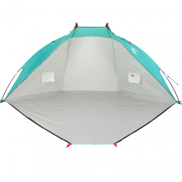 Cort de plajă, verde marin, 268x223x125 cm, tafta 185T - Img 6