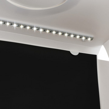 Cort foto cu LED-uri pliabil, alb, 40 x 34 x 37 cm, plastic - Img 4