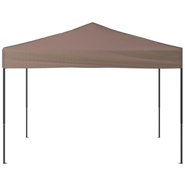 Cort pliabil pentru petrecere, gri taupe, 3x3 m - Img 3