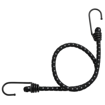 Corzi elastice cu benzi reflectorizante/cârlige 25 buc. 46 cm - Img 2