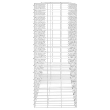 Coș gabion, 85 x 30 x 200 cm, oțel galvanizat - Img 4