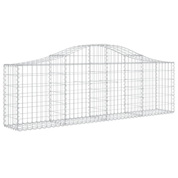 Coș gabion arcuit 200x30x60/80 cm fier galvanizat - Img 2