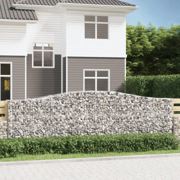 Coș gabion arcuit 400x50x120/140 cm fier galvanizat - Img 1