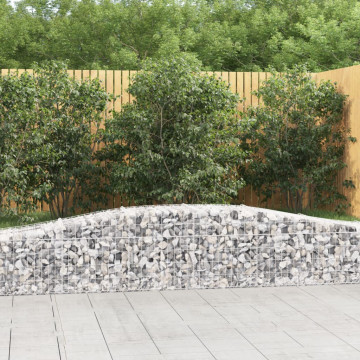 Coș gabion arcuit 400x50x40/60 cm fier galvanizat - Img 1