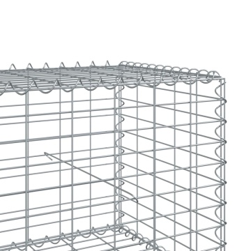 Coș gabion cu capac, 300x100x50 cm, fier galvanizat - Img 5