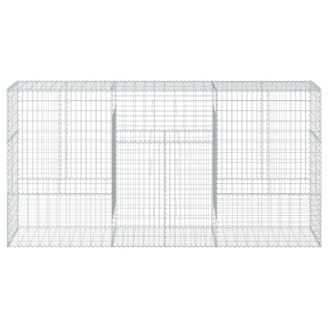 Coș gabion cu capac, 300x50x150 cm, fier galvanizat - Img 3