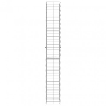 Coșuri gabion, 3 buc., 25 x 25 x 197 cm, oțel galvanizat - Img 4
