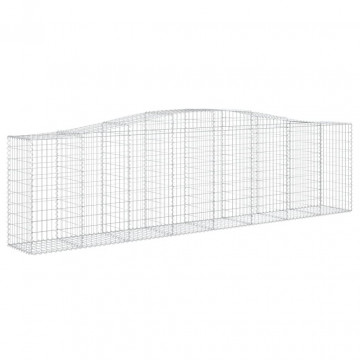 Coșuri gabion arcuite 3 buc, 400x50x100/120 cm fier galvanizat - Img 3