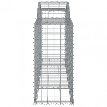 Coșuri gabion arcuite 5 buc, 300x50x100/120 cm, fier galvanizat - Img 6