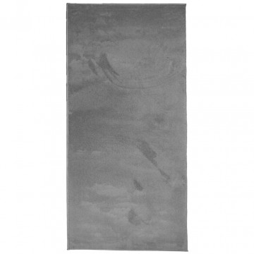 Covor „OVIEDO”, fire scurte, antracit, 100x200 cm - Img 2