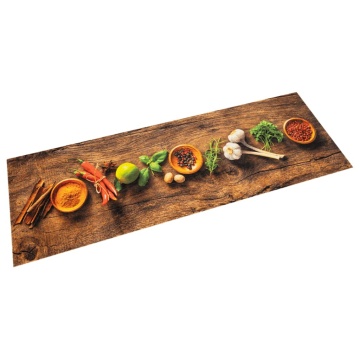 Covor de bucătărie lavabil Spices, 45x150 cm, catifea - Img 1