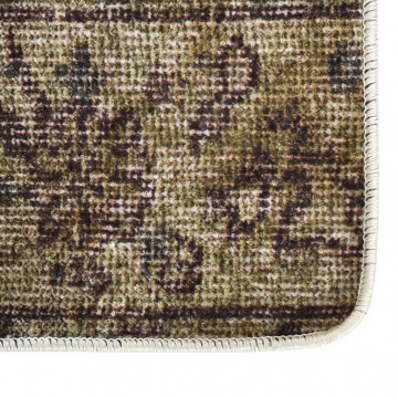 Covor lavabil, mozaic multicolor, 80x150 cm, antiderapant - Img 1