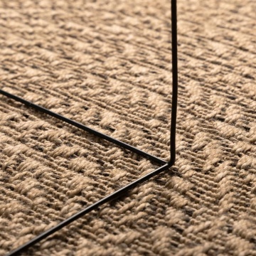 Covor ZIZUR aspect iută 140x200 cm, pentru interior și exterior - Img 4