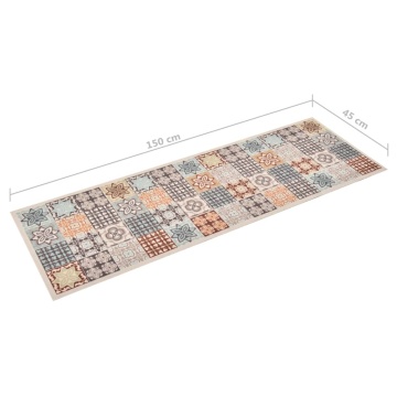 Covoraș de bucătărie lavabil, 45x150 cm, model mozaic - Img 5