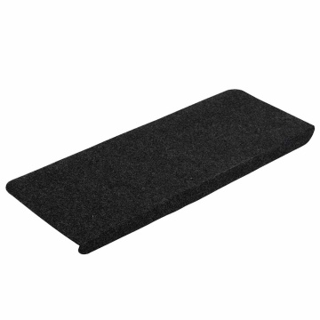 Covorașe scară autoadezive 30 buc Negru 65x24,5x3,5 cm - Img 2